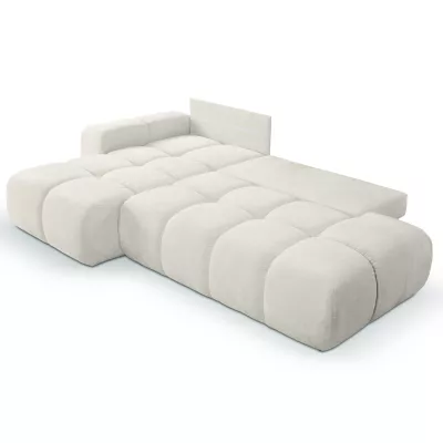 Rozkládací sedačka s úložným prostorem TRURO 1 - světlá béžová 2, levý roh