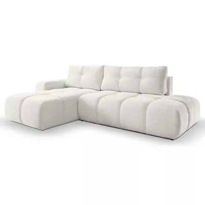 Rozkládací sedačka s úložným prostorem TRURO 1 - světlá béžová 2, levý roh