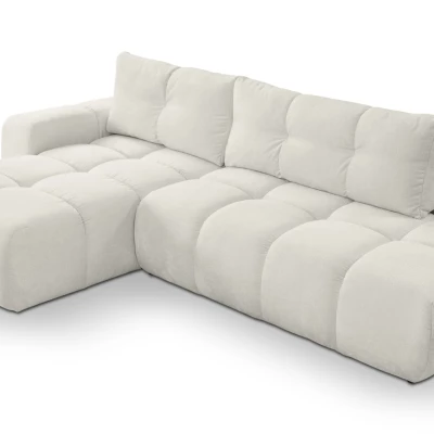 Rozkládací sedačka s úložným prostorem TRURO 1 - světlá béžová 2, levý roh