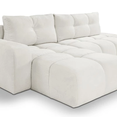 Rozkládací sedačka s úložným prostorem TRURO 1 - krémová 1, levý roh