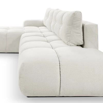 Rozkládací sedačka s úložným prostorem TRURO 1 - krémová 1, levý roh