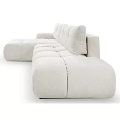 Rozkládací sedačka s úložným prostorem TRURO 1 - krémová 1, levý roh