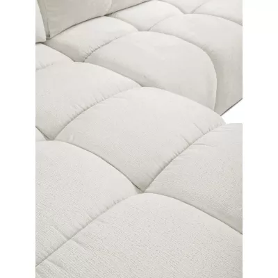 Rozkládací sedačka s úložným prostorem TRURO 1 - krémová 1, levý roh