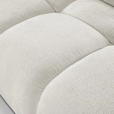 Rozkládací sedačka s úložným prostorem TRURO 1 - krémová 1, levý roh