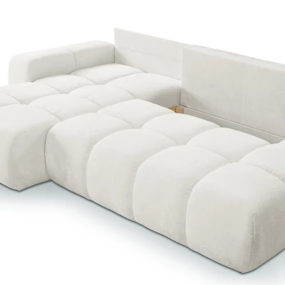 Rozkládací sedačka s úložným prostorem TRURO 1 - krémová 1, levý roh