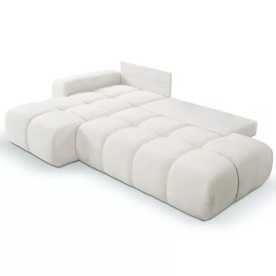 Rozkládací sedačka s úložným prostorem TRURO 1 - krémová 1, levý roh