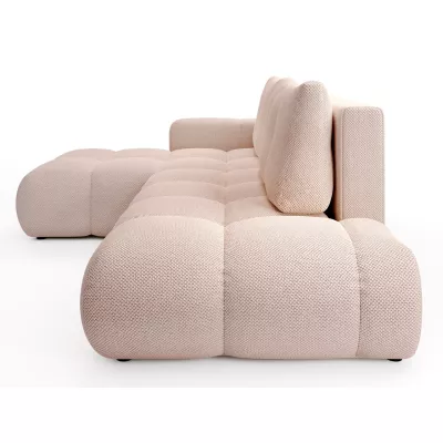 Rozkládací sedačka s úložným prostorem TRURO 1 - meruňková, levý roh