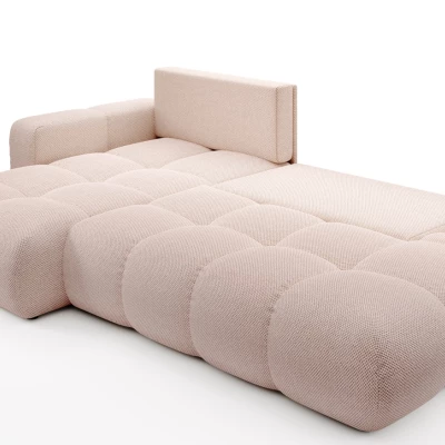 Rozkládací sedačka s úložným prostorem TRURO 1 - meruňková, levý roh