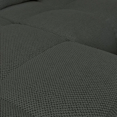 Rozkládací sedačka s úložným prostorem TRURO 1 - grafitová, levý roh