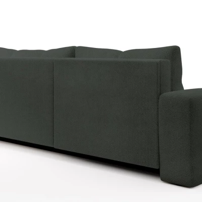 Rozkládací sedačka s úložným prostorem TRURO 1 - grafitová, levý roh