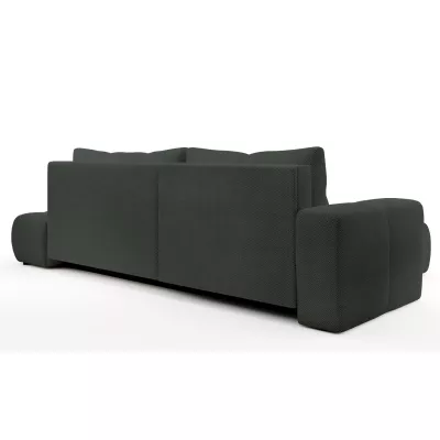 Rozkládací sedačka s úložným prostorem TRURO 1 - grafitová, levý roh