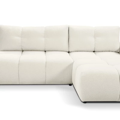 Rozkládací sedačka s úložným prostorem TRURO 1 - krémová 2, pravý roh