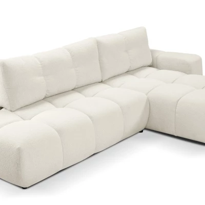 Rozkládací sedačka s úložným prostorem TRURO 1 - krémová 2, pravý roh