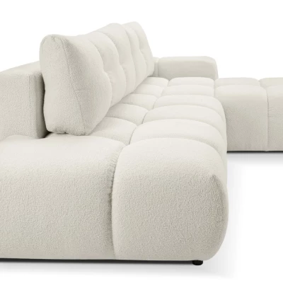 Rozkládací sedačka s úložným prostorem TRURO 1 - krémová 2, pravý roh