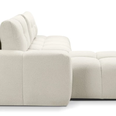 Rozkládací sedačka s úložným prostorem TRURO 1 - krémová 2, pravý roh