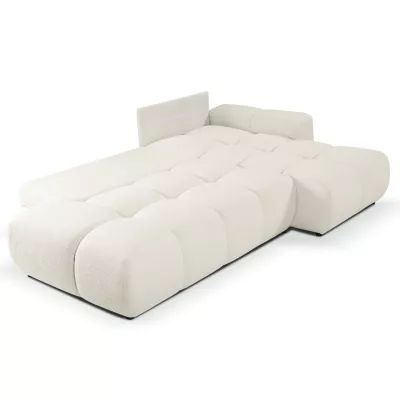 Rozkládací sedačka s úložným prostorem TRURO 1 - krémová 2, pravý roh