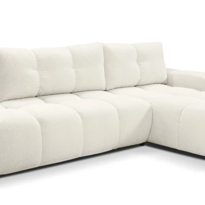 Rozkládací sedačka s úložným prostorem TRURO 1 - krémová 2, pravý roh