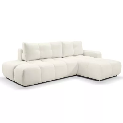 Rozkládací sedačka s úložným prostorem TRURO 1 - krémová 2, pravý roh