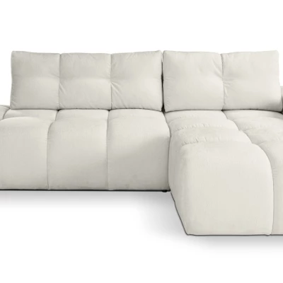 Rozkládací sedačka s úložným prostorem TRURO 1 - světlá béžová 2, pravý roh