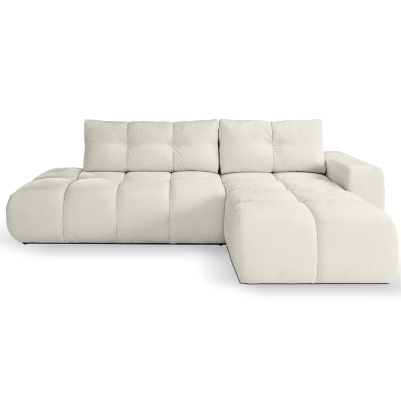 Rozkládací sedačka s úložným prostorem TRURO 1 - světlá béžová 2, pravý roh