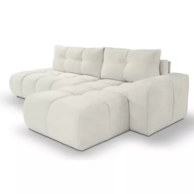 Rozkládací sedačka s úložným prostorem TRURO 1 - světlá béžová 2, pravý roh