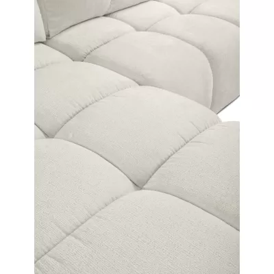 Rozkládací sedačka s úložným prostorem TRURO 1 - světlá béžová 2, pravý roh