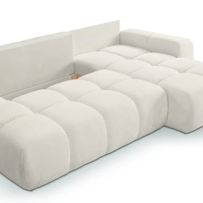 Rozkládací sedačka s úložným prostorem TRURO 1 - světlá béžová 2, pravý roh