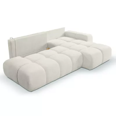 Rozkládací sedačka s úložným prostorem TRURO 1 - světlá béžová 2, pravý roh