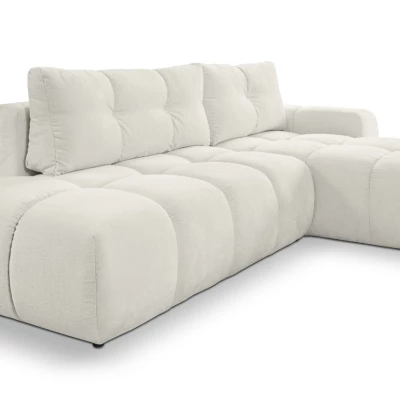 Rozkládací sedačka s úložným prostorem TRURO 1 - světlá béžová 2, pravý roh