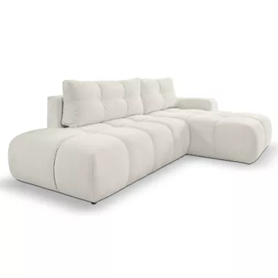 Rozkládací sedačka s úložným prostorem TRURO 1 - světlá béžová 2, pravý roh