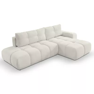 Rozkládací sedačka s úložným prostorem TRURO 1 - světlá béžová 2, pravý roh