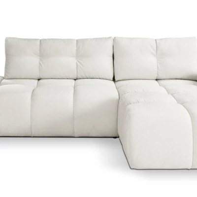 Rozkládací sedačka s úložným prostorem TRURO 1 - krémová 1, pravý roh