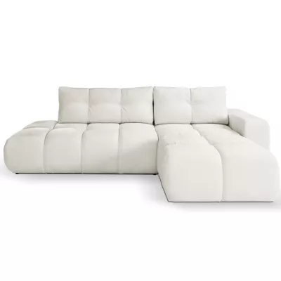 Rozkládací sedačka s úložným prostorem TRURO 1 - krémová 1, pravý roh