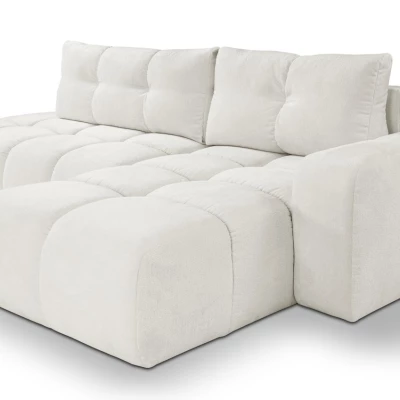 Rozkládací sedačka s úložným prostorem TRURO 1 - krémová 1, pravý roh