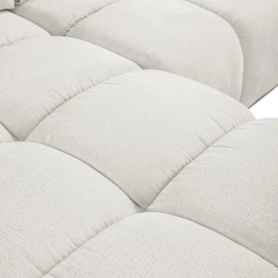 Rozkládací sedačka s úložným prostorem TRURO 1 - krémová 1, pravý roh