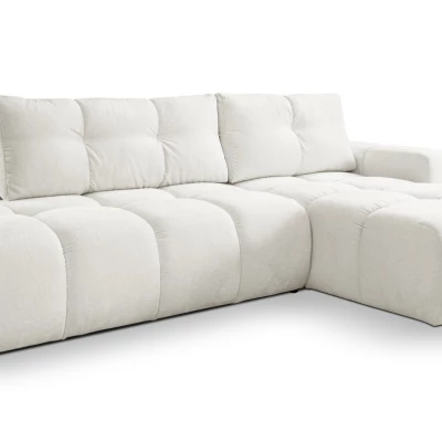 Rozkládací sedačka s úložným prostorem TRURO 1 - krémová 1, pravý roh