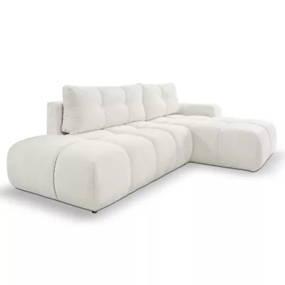 Rozkládací sedačka s úložným prostorem TRURO 1 - krémová 1, pravý roh