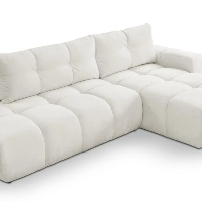 Rozkládací sedačka s úložným prostorem TRURO 1 - krémová 1, pravý roh