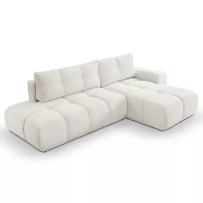 Rozkládací sedačka s úložným prostorem TRURO 1 - krémová 1, pravý roh