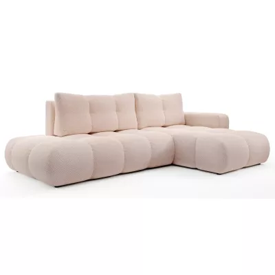 Rozkládací sedačka s úložným prostorem TRURO 1 - meruňková, pravý roh