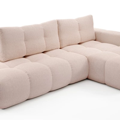 Rozkládací sedačka s úložným prostorem TRURO 1 - meruňková, pravý roh