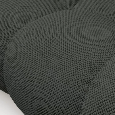 Rozkládací sedačka s úložným prostorem TRURO 1 - grafitová, pravý roh