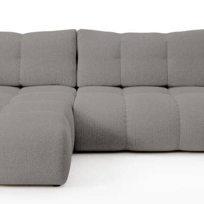 Rozkládací sedačka s úložným prostorem TRURO 1 - šedá 2, levý roh