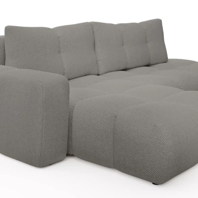 Rozkládací sedačka s úložným prostorem TRURO 1 - šedá 2, levý roh