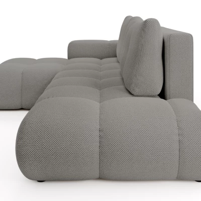 Rozkládací sedačka s úložným prostorem TRURO 1 - šedá 2, levý roh