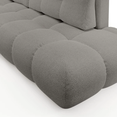 Rozkládací sedačka s úložným prostorem TRURO 1 - šedá 2, levý roh