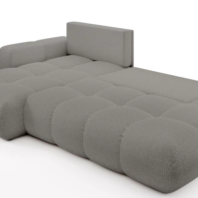 Rozkládací sedačka s úložným prostorem TRURO 1 - šedá 2, levý roh