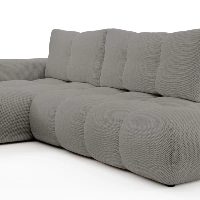 Rozkládací sedačka s úložným prostorem TRURO 1 - šedá 2, levý roh