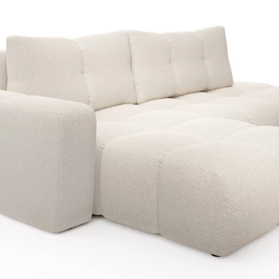 Rozkládací sedačka s úložným prostorem TRURO 1 - světlá béžová 1, levý roh