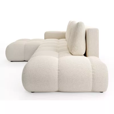 Rozkládací sedačka s úložným prostorem TRURO 1 - světlá béžová 1, levý roh